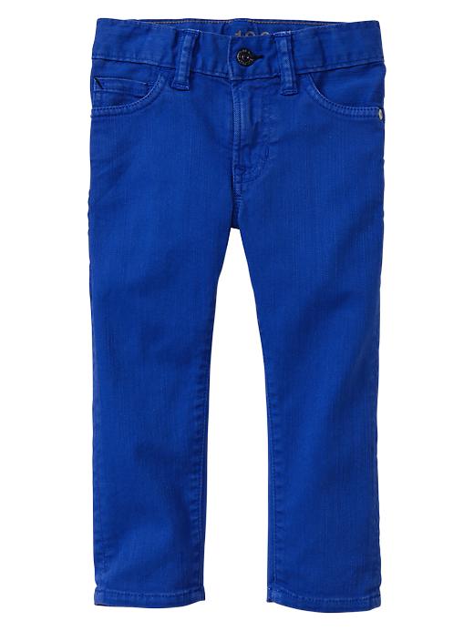 View large product image 1 of 3. Colored skinny jeans