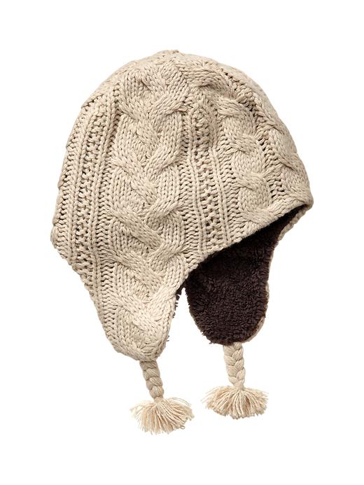View large product image 1 of 1. Cable knit cap