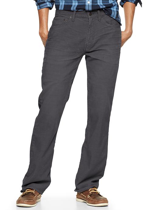 1 of 8 showing, with the color blue slate of product 1969 five-pocket cord (boot fit)