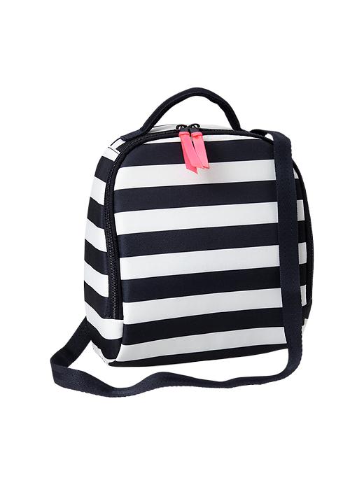 1 of 8 showing, with the color blue galaxy of product Junior striped lunchbox