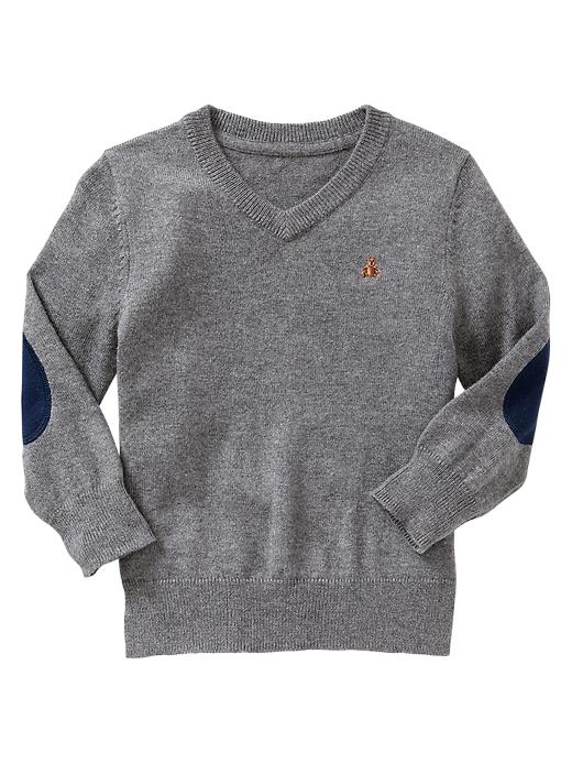 V-neck elbow-patch sweater | Gap V-neck elbow-patch sweater | Gap