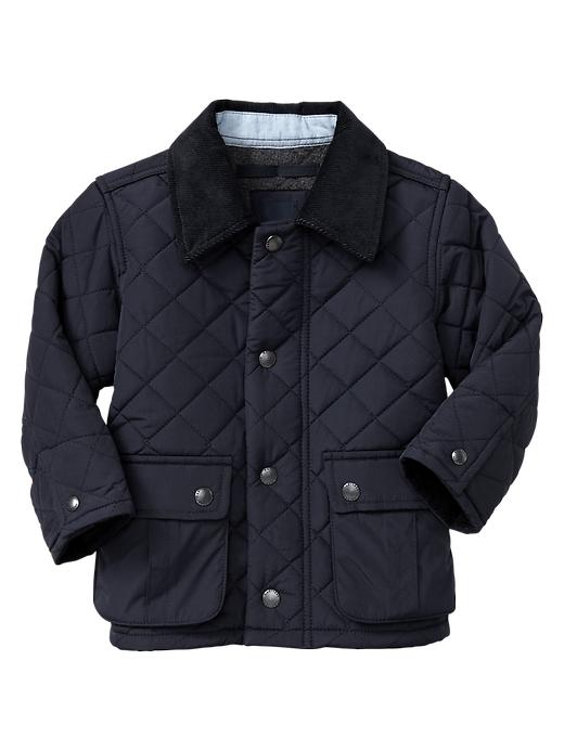 1 of 8 showing, with the color blue galaxy of product Quilted jacket