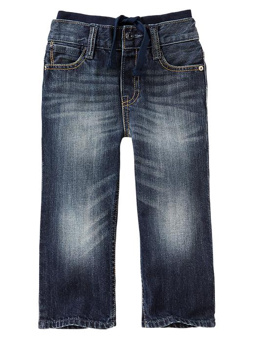 1 of 8 showing, with the color blue of product Pull-on original fit jeans