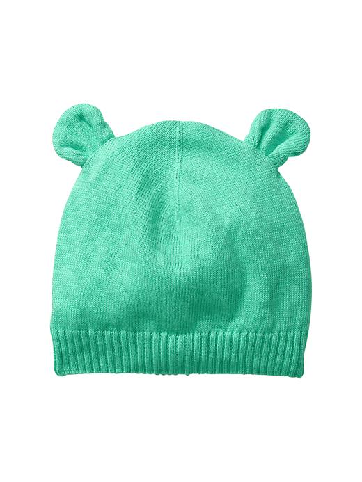 1 of 8 showing, with the color southern turquoise of product Sweater bear hat