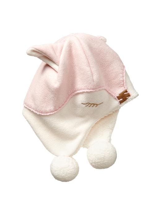 1 of 8 showing, with the color pink cameo of product Fox Pro Fleece hat