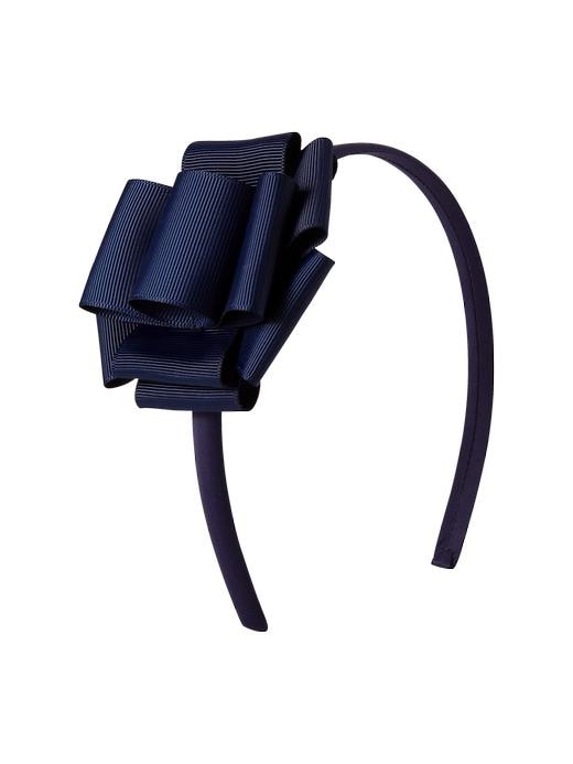 1 of 8 showing, with the color blue galaxy of product Grosgrain bow headband
