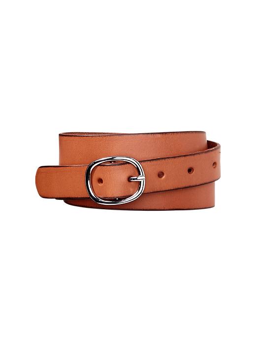 1 of 8 showing, with the color tan of product Round buckle belt