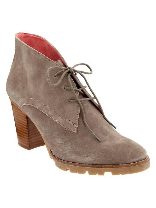 View large product image 1 of 2. Lace-up booties