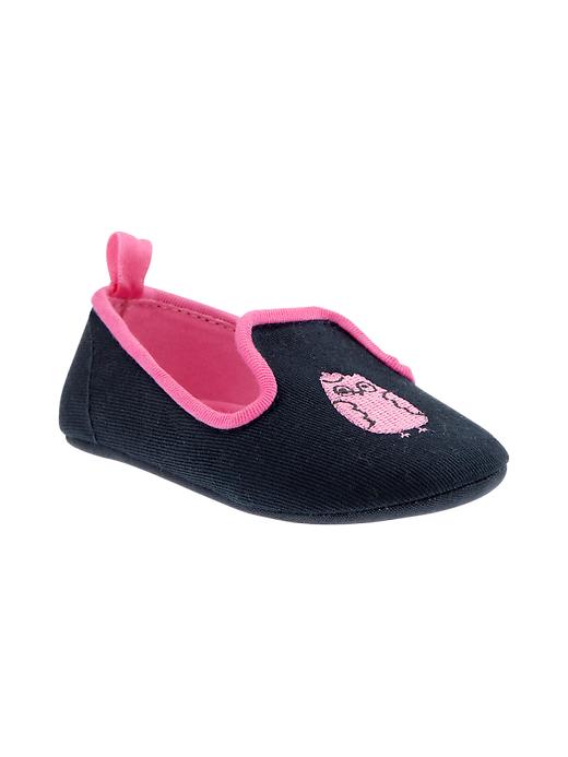 View large product image 1 of 2. Owl loafers
