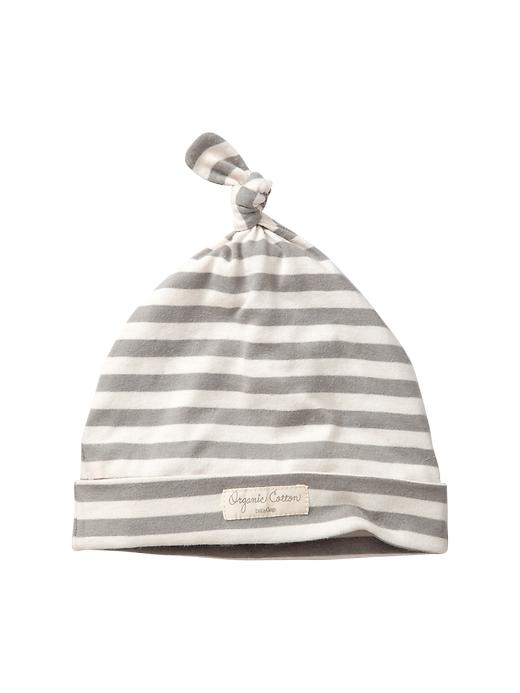 1 of 8 showing, with the color oxide grey of product Organic printed knot hat