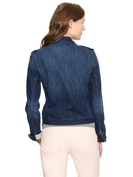 2 of 8 showing, with the color yosemite of product 1969 denim moto jacket