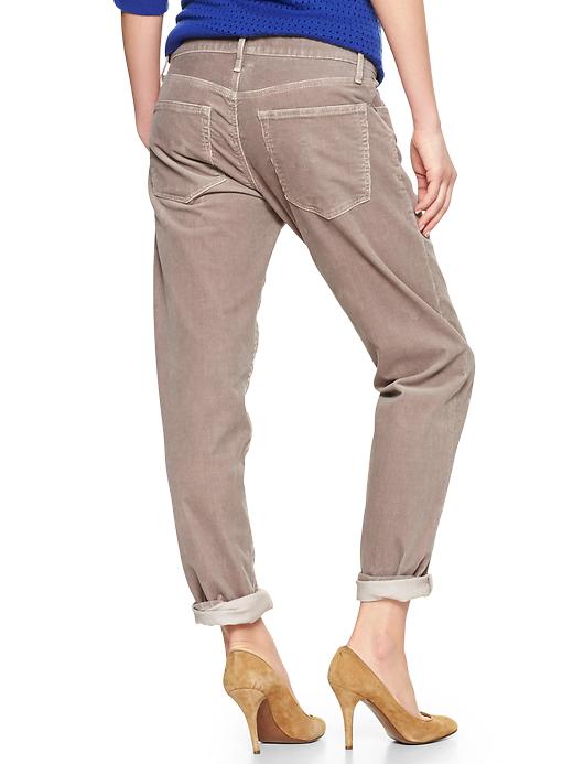 2 of 8 showing, with the color cinder gray of product 1969 sexy boyfriend cords