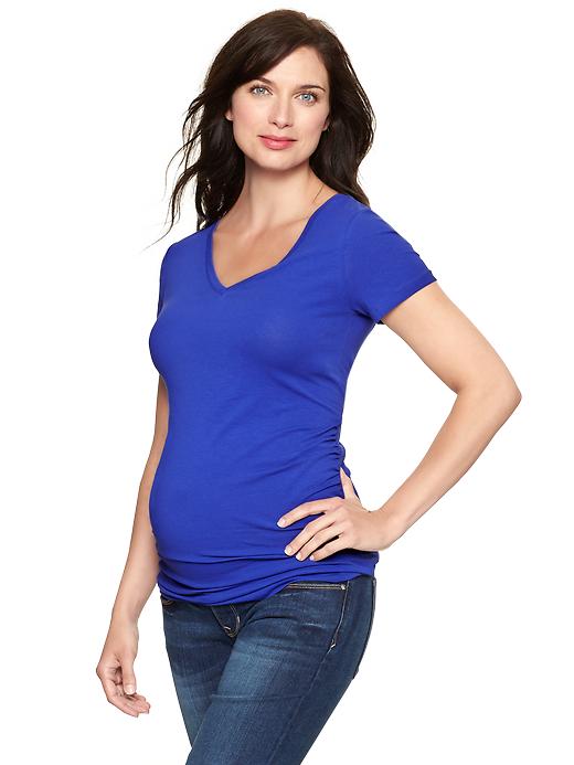 View large product image 1 of 1. Maternity Pure Body V-Neck T-Shirt