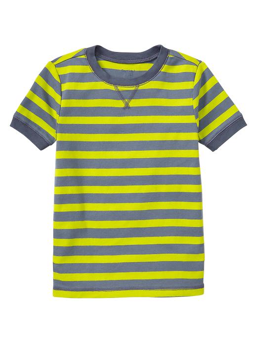 1 of 8 showing, with the color green stripe of product Stripe PJ top