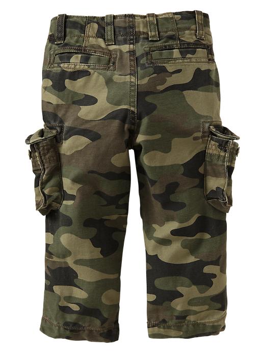View large product image 2 of 2. Camo cargo pants