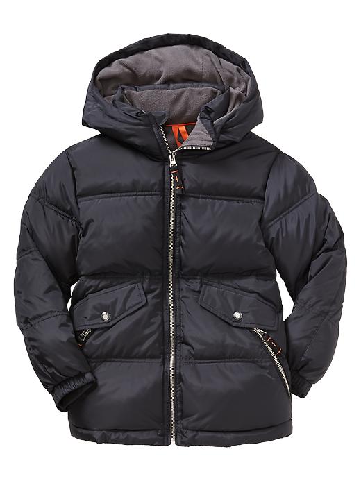 1 of 8 showing, with the color black of product Warmest puffer