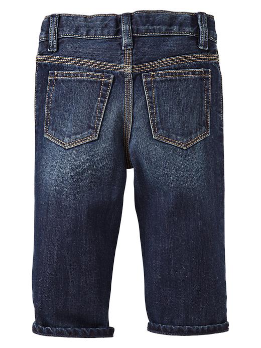 View large product image 2 of 3. Jersey-lined original fit jeans
