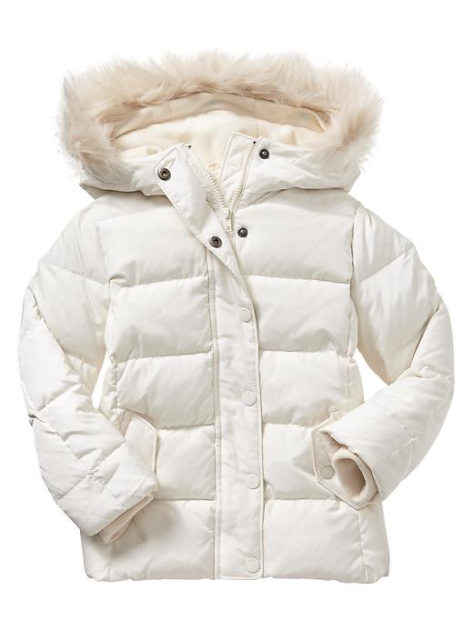 1 of 8 showing, with the color ivory frost of product Warmest puffer jacket