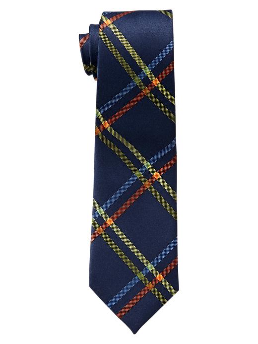 1 of 8 showing, with the color plaid of product Uniform printed tie