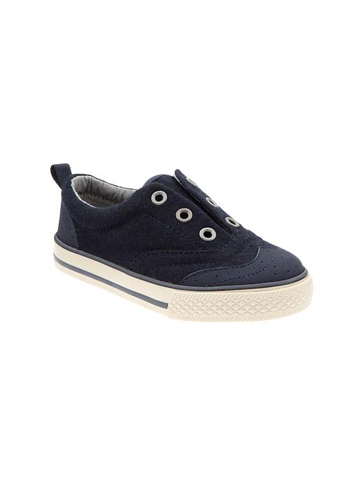 1 of 8 showing, with the color true navy of product Slip-on sneakers