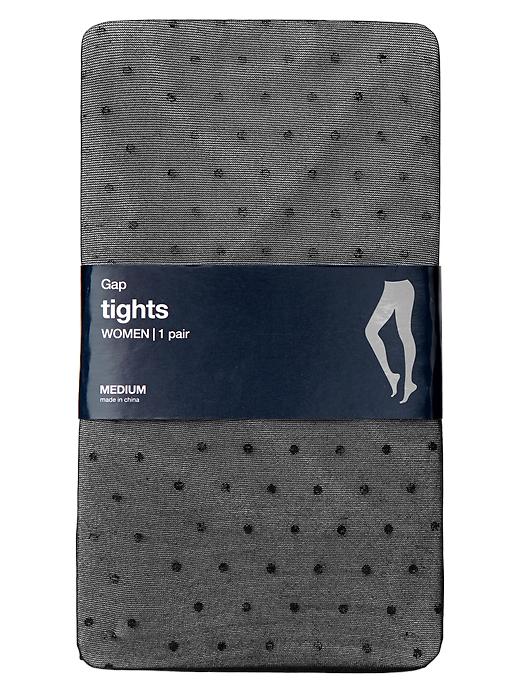 1 of 8 showing, with the color black/black of product Sheer dot tights