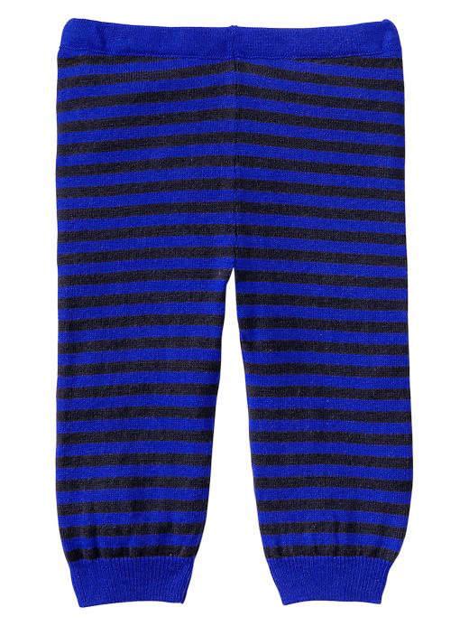 1 of 8 showing, with the color navy of product Stripe knit pants