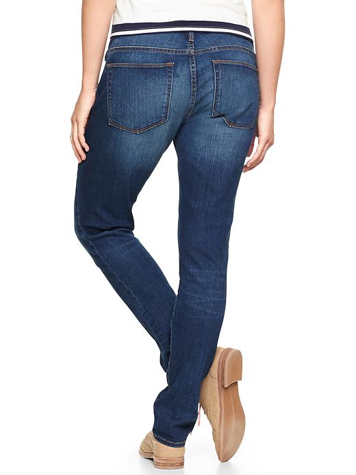 2 of 8 showing, with the color medium of product 1969 demi panel always skinny jeans