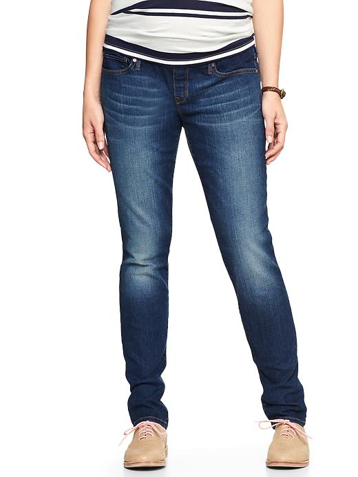 1 of 8 showing, with the color medium of product 1969 demi panel always skinny jeans
