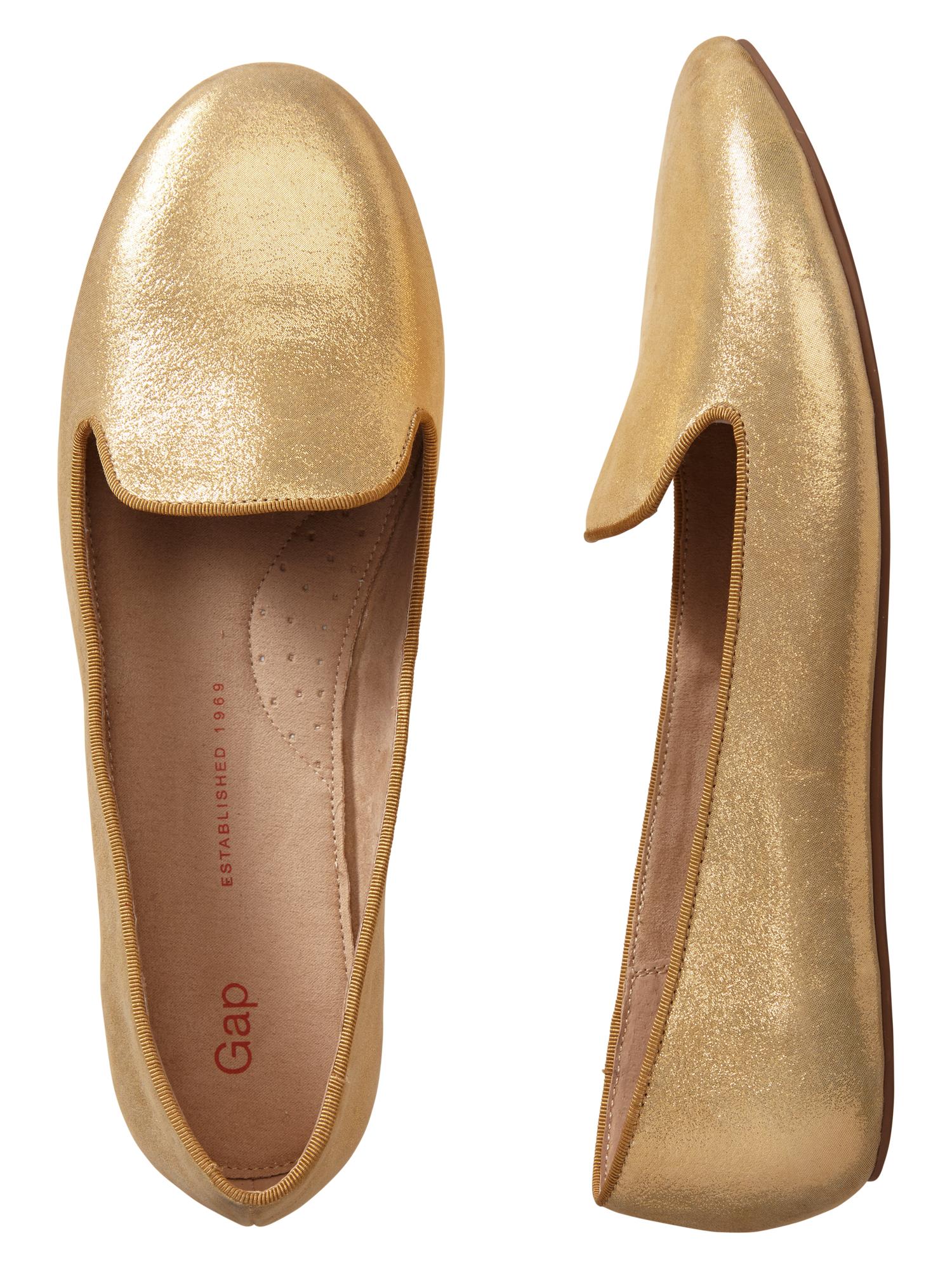 Женские туфли Gap Metallic, цвет: Металлик золотой