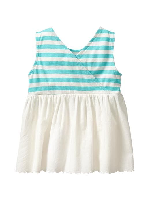 2 of 8 showing, with the color icicle blue of product Striped button top