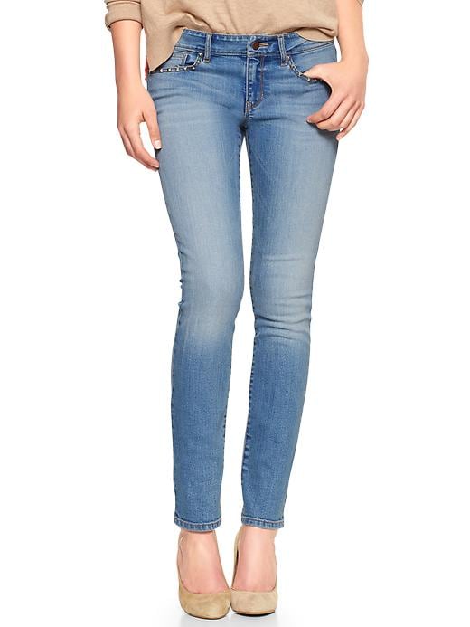 1 of 8 showing, with the color pacific of product 1969 studded always skinny jeans