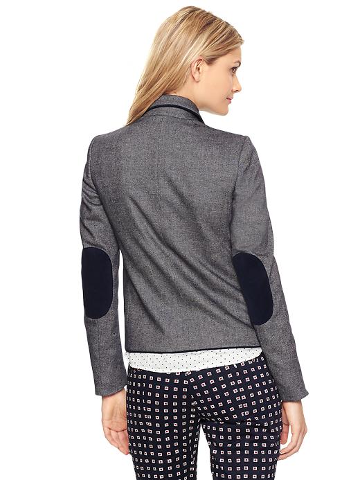 2 of 8 showing, with the color dark night of product Tweed academy blazer