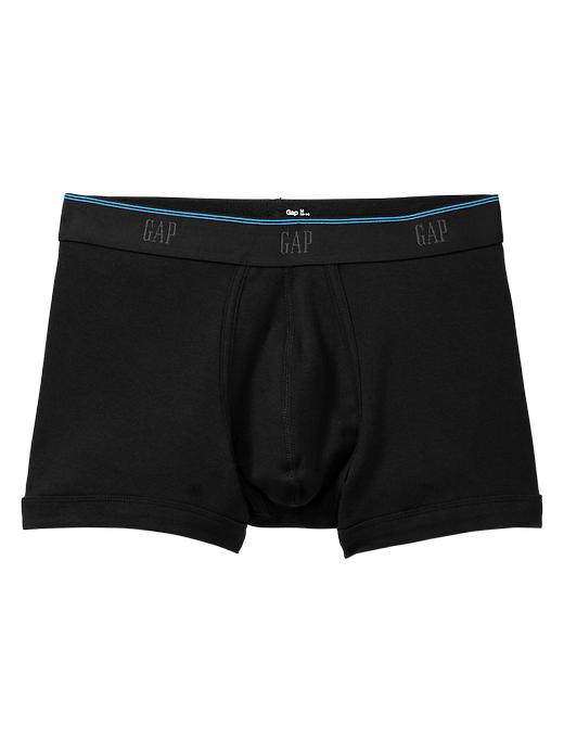 1 of 8 showing, with the color true black knit of product Stretch trunks