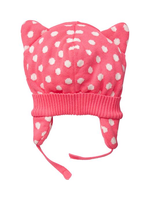 1 of 8 showing, with the color light pink of product Dot cat hat