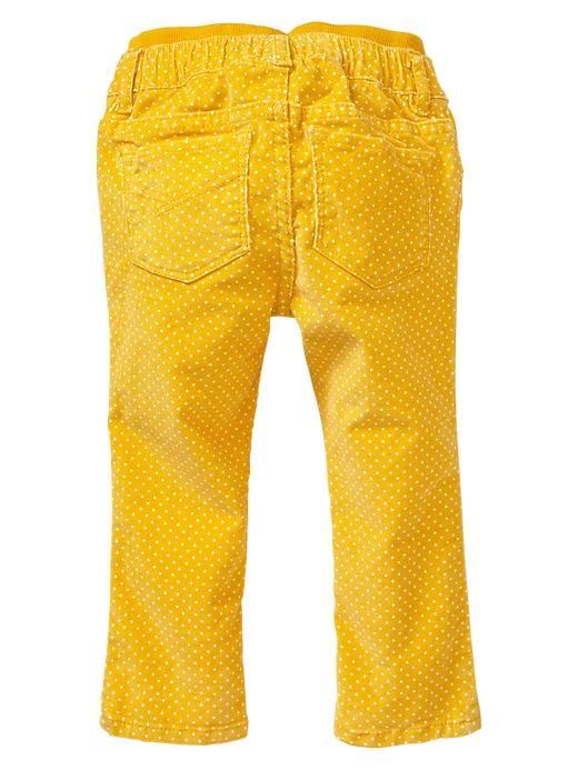 2 of 8 showing, with the color rain slicker yellow of product Printed pull-on skinny cords