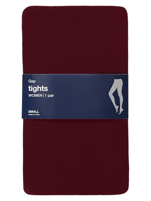 1 of 8 showing, with the color ruby wine of product Opaque tights