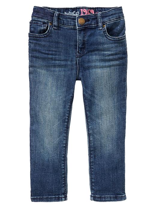 1 of 8 showing, with the color medium denim of product Skinny jeans