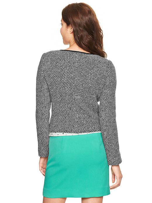 2 of 8 showing, with the color gray of product Boucle jacket