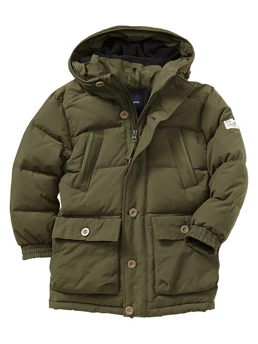 2 of 8 showing, with the color deep moss of product Warmest parka