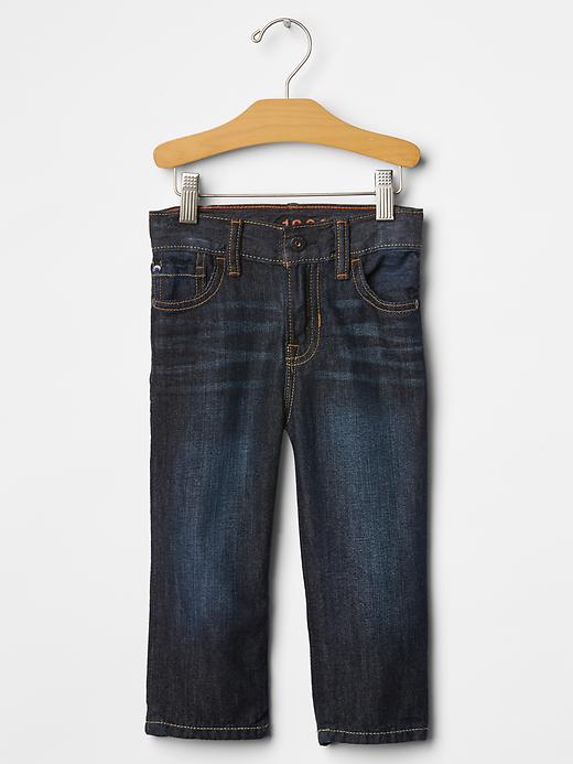 1 of 8 showing, with the color dark wash of product 1969 lightweight original fit jeans