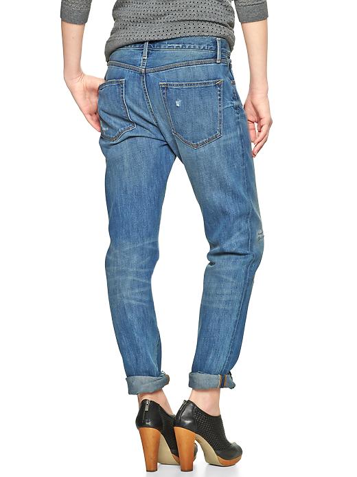 2 of 8 showing, with the color prospect of product 1969 destructed sexy boyfriend jeans