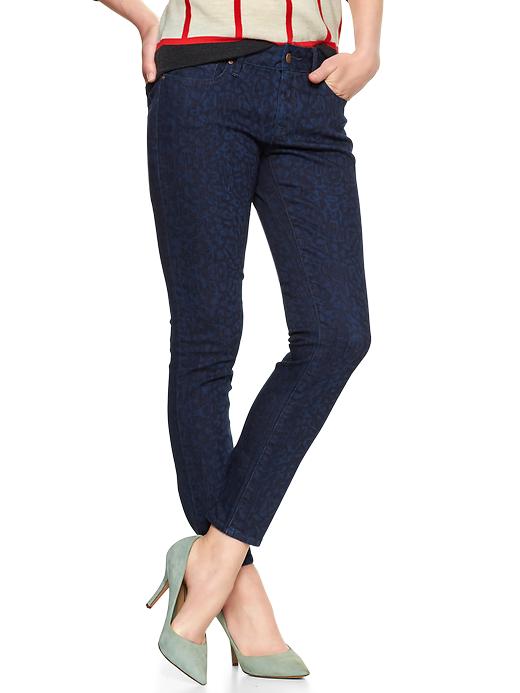 1 of 8 showing, with the color cheetah of product 1969 cheetah print always skinny jeans