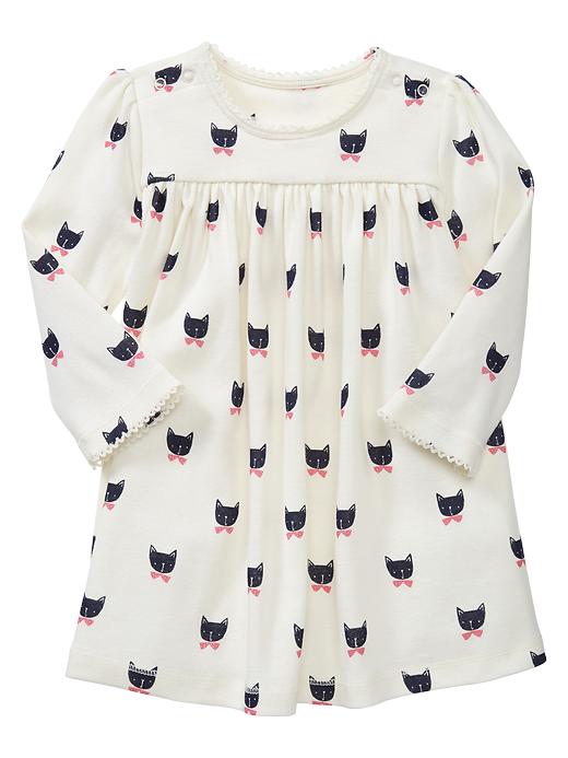 1 of 8 showing, with the color ivory frost of product Cat dress