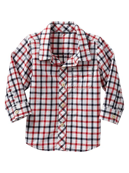 1 of 8 showing, with the color small red check of product Checkered shirt