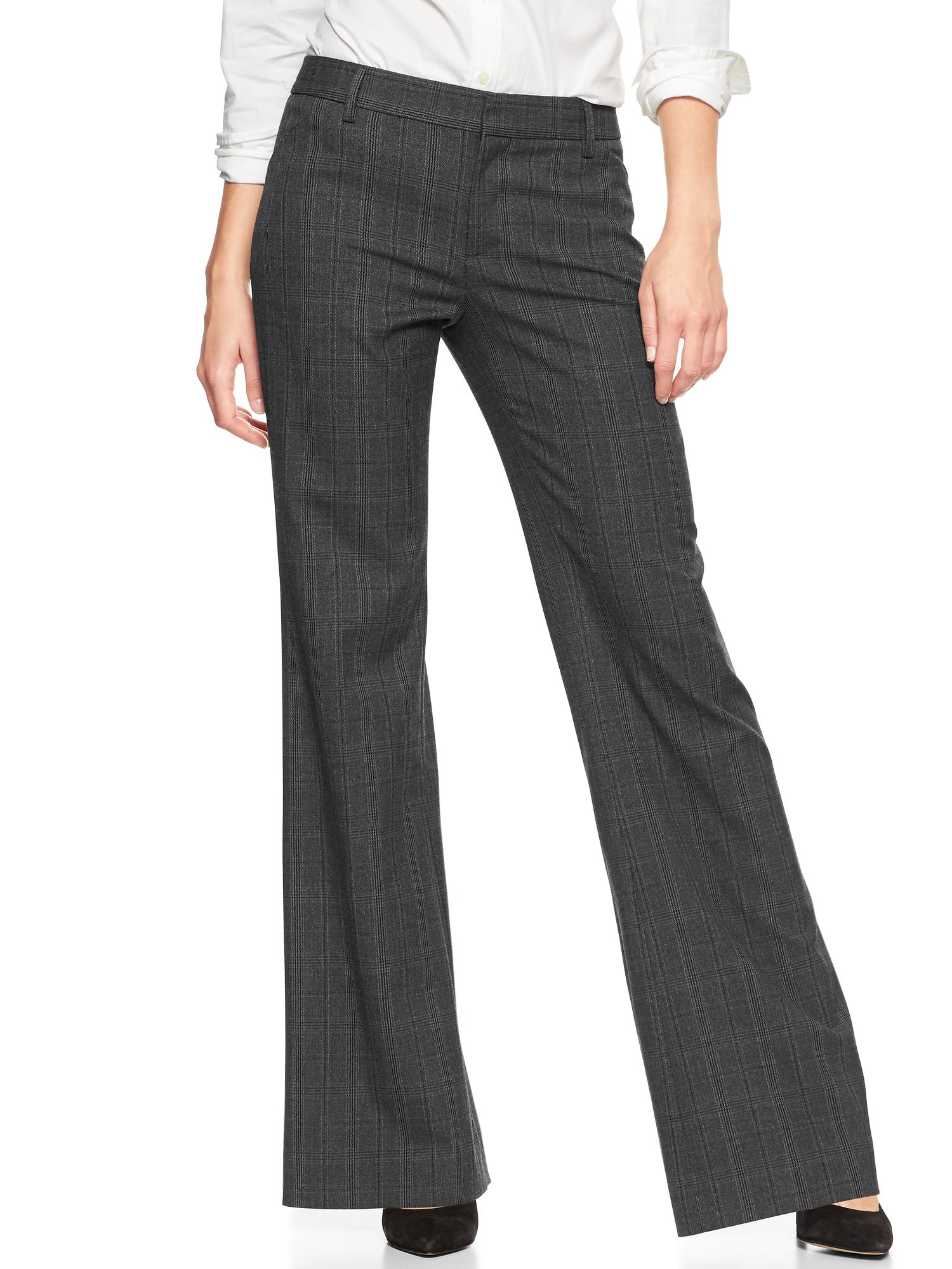 Perfect trouser plaid pants Gap