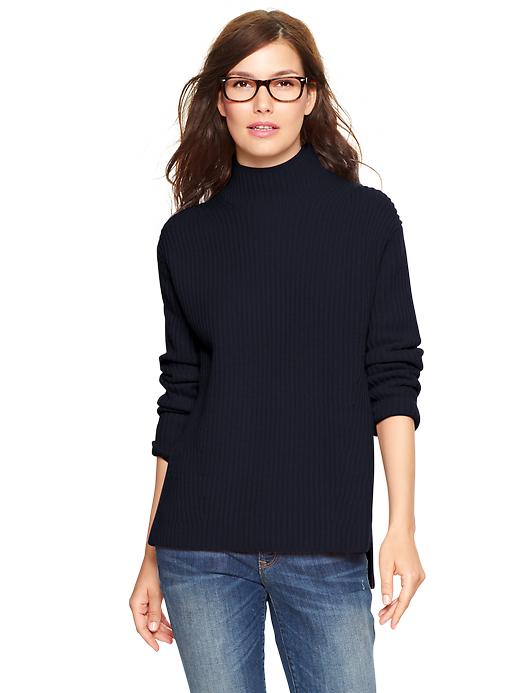 1 of 8 showing, with the color dark night of product Turtleneck sweater