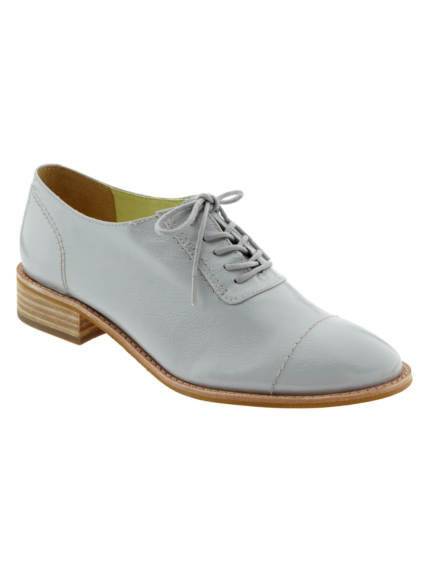 Gap Leather oxfords, цвет: Серый