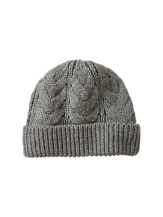 View large product image 1 of 1. Cable knit hat