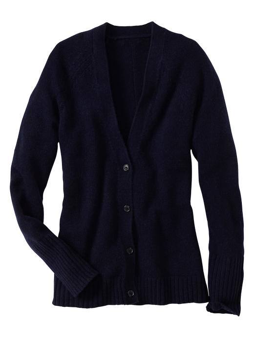 View large product image 2 of 2. Cozy V-neck cardigan