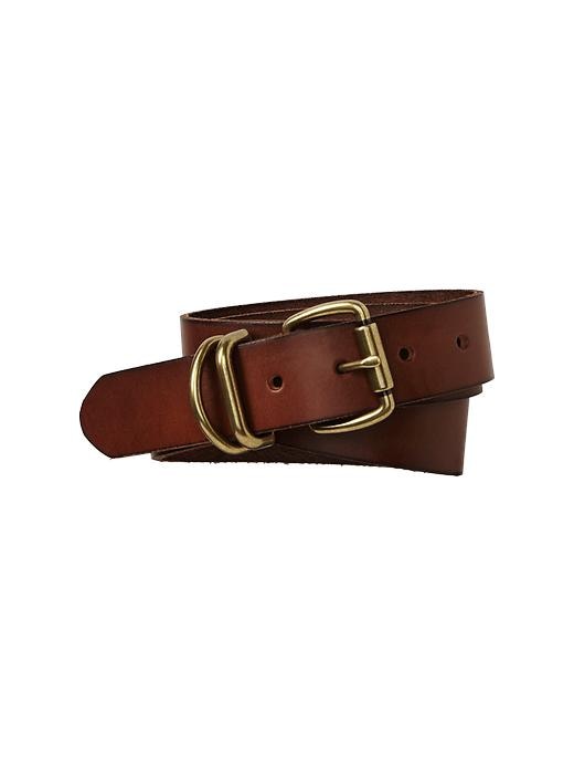 1 of 8 showing, with the color cognac of product Double-buckle belt